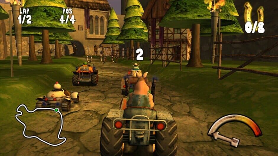 Скриншот 1 из Calvin Tucker's Farm Animal Racing