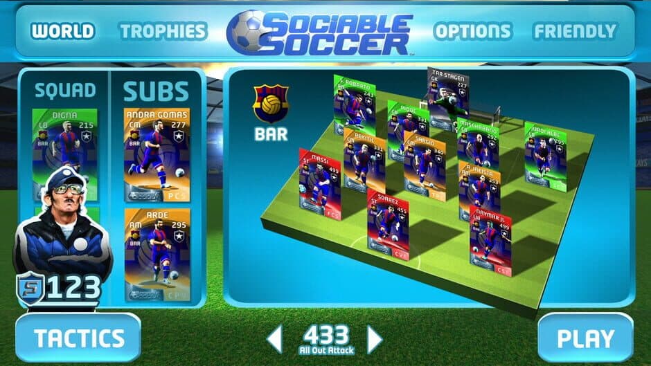 Скриншот 1 из Sociable Soccer