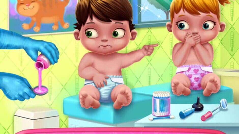 Скриншот 10 из Baby Twins Babysitter
