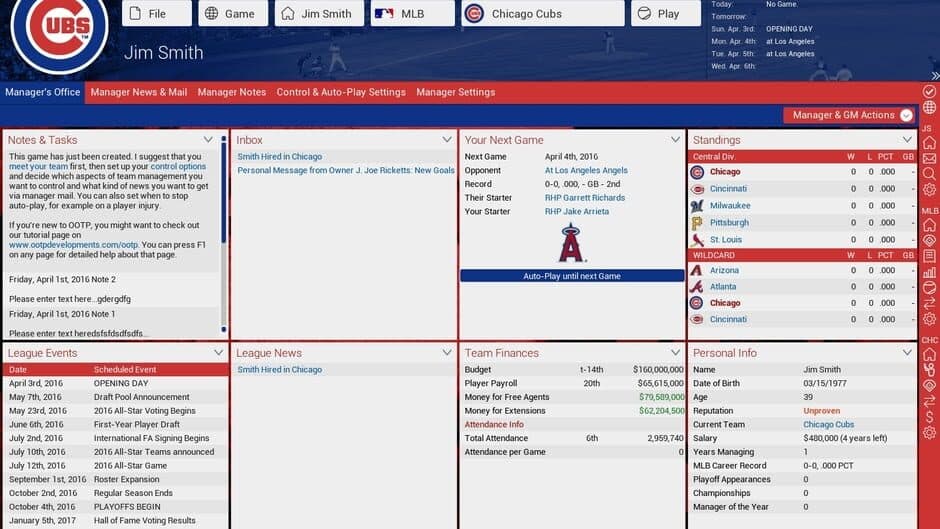 Скриншот 4 из Out of the Park Baseball 17