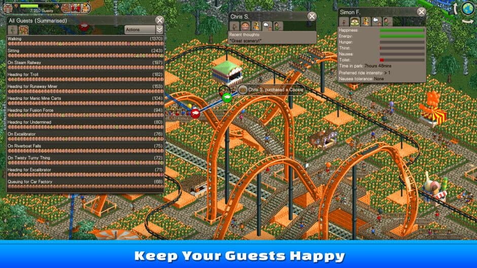 Скриншот 5 из RollerCoaster Tycoon Classic