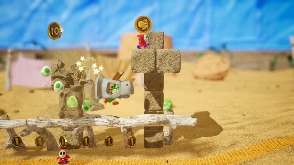 Скриншот 4 из Yoshi's Crafted World