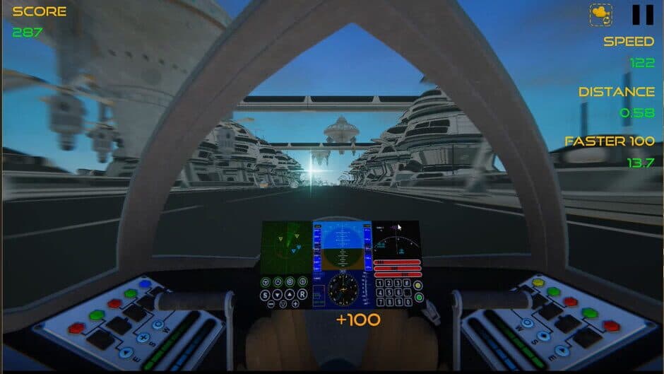 Скриншот 1 из Sci-Fi Highway Racer