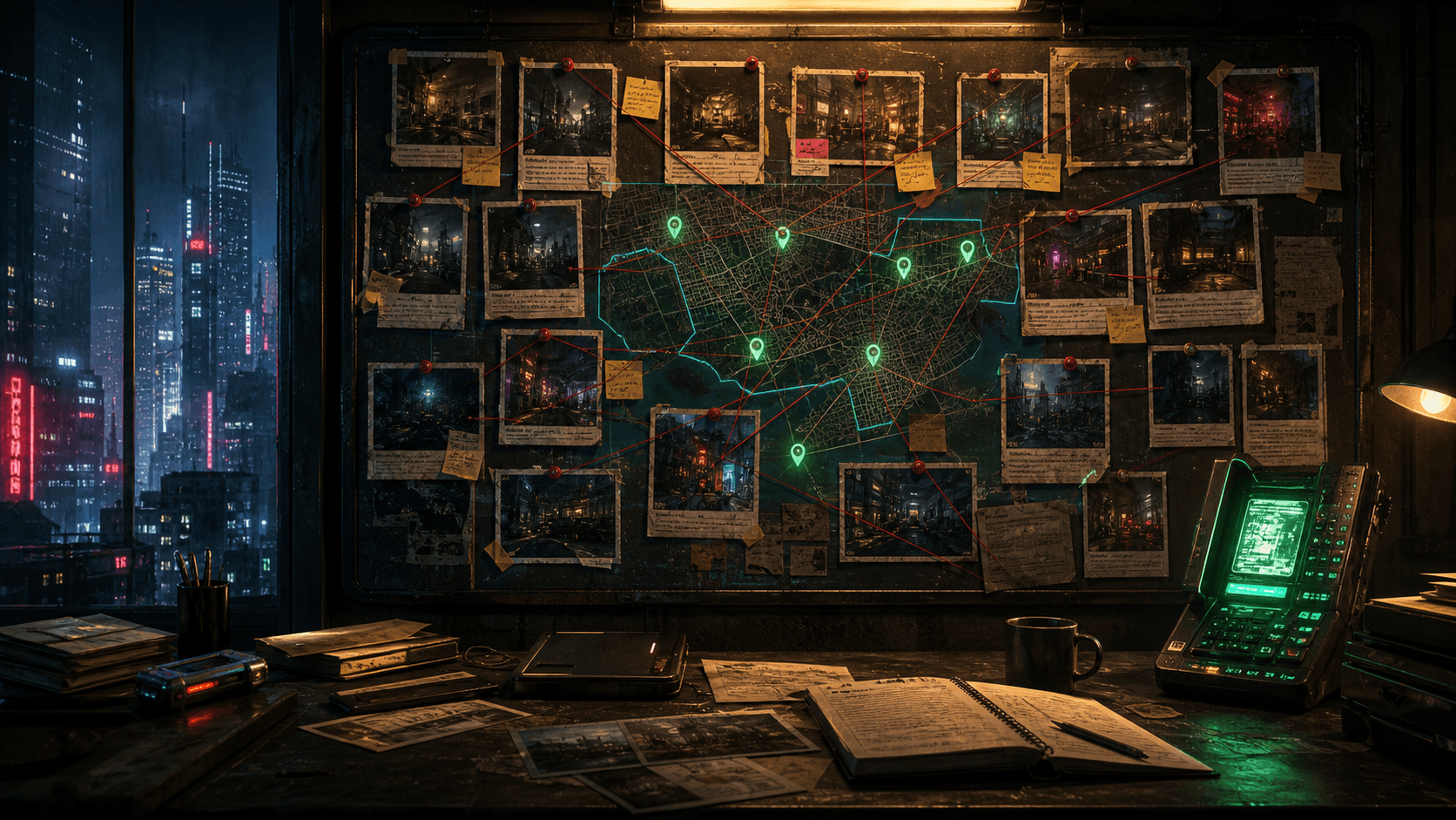Cyberpunk 2077: карта Найт-Сити с делами киберпсихопатов Реджины