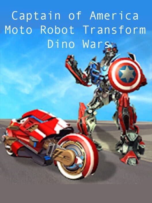 Обложка Captain of America Moto Robot Transform Dino Wars