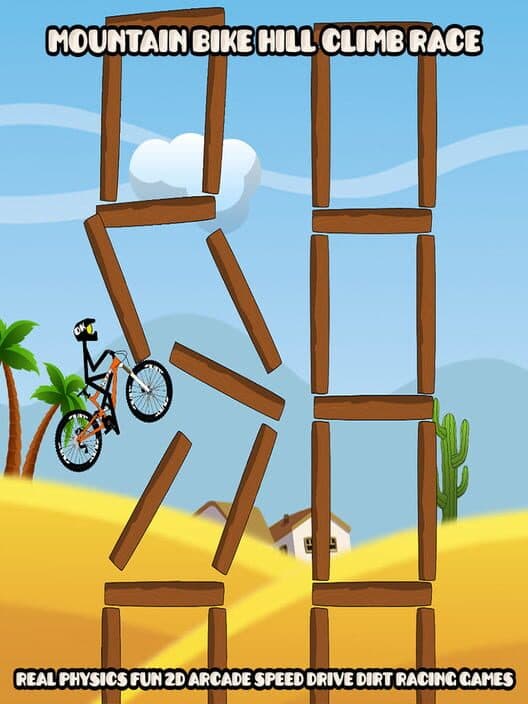 Обложка Mountain Bike Hill Climb Race: Real 2D Arcade Dirt Racing Games
