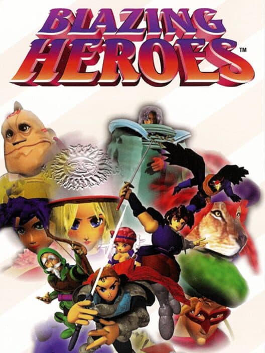 Обложка Blazing Heroes