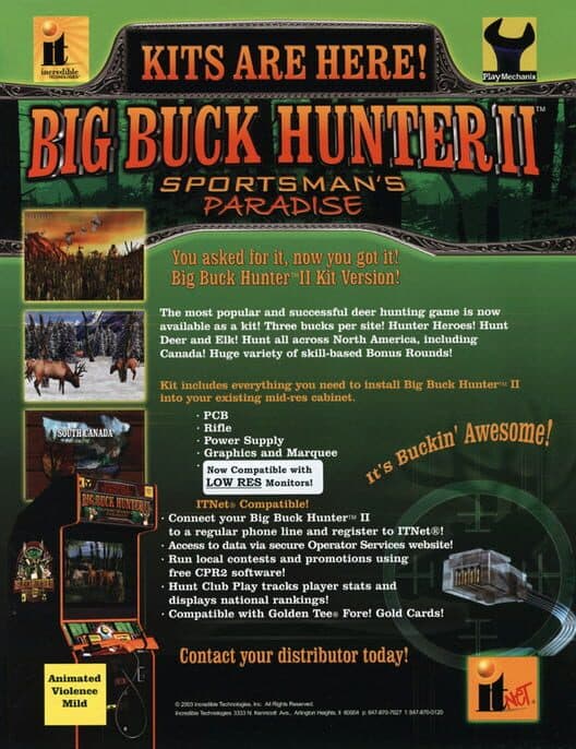Обложка Big Buck Hunter II: Sportsman's Paradise