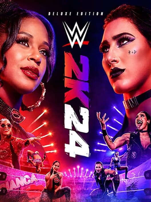 Обложка WWE 2K24 Deluxe Edition