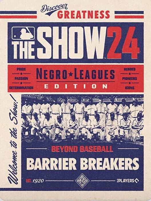 Обложка MLB The Show 24: Negro Leagues Edition