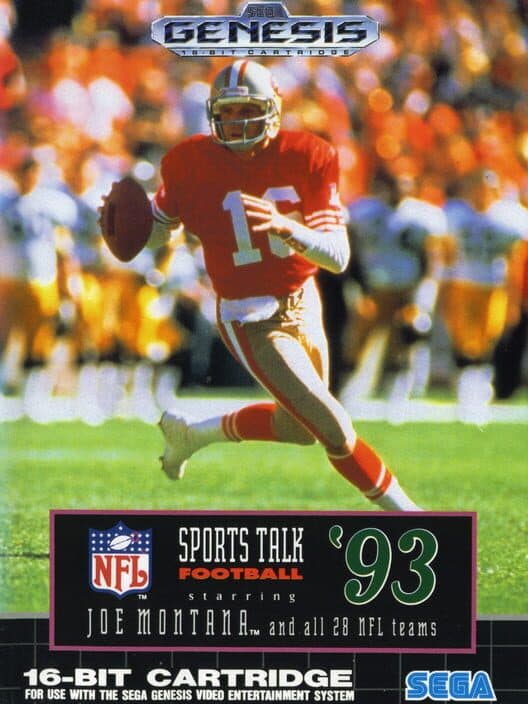Обложка NFL Sports Talk Football '93 Starring Joe Montana