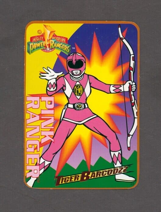 Обложка Mighty Morphin Power Rangers: Tiger Barcodzz - 23: Pink Ranger