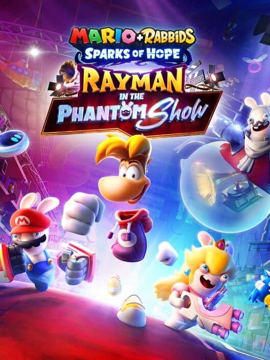 Обложка Mario + Rabbids Sparks of Hope: Rayman in the Phantom Show