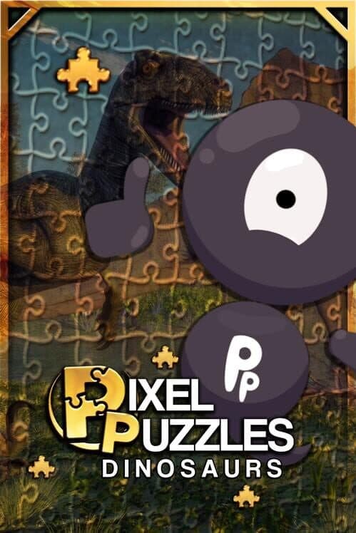 Обложка Pixel Puzzles Dinosaurs Jigsaws