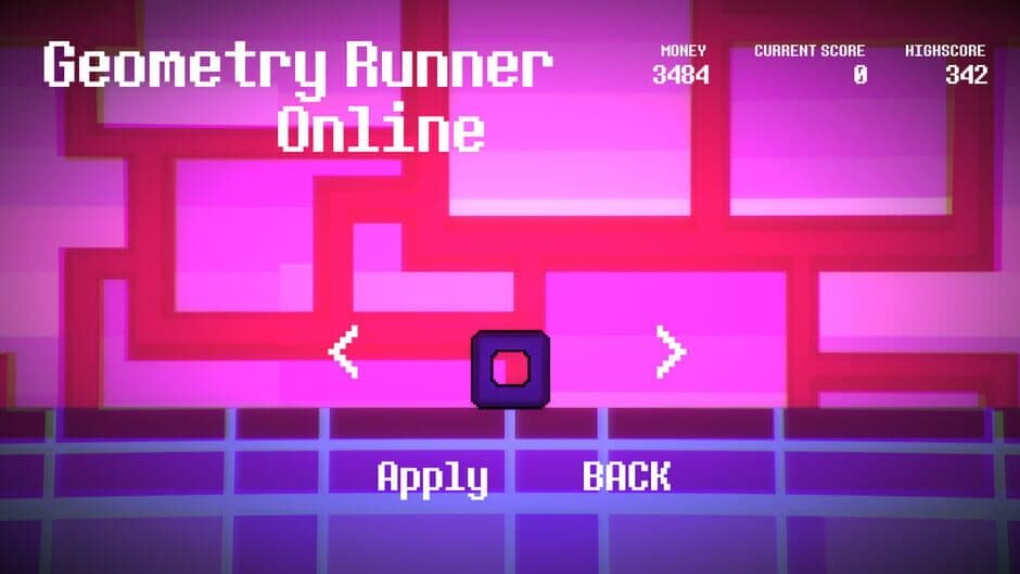 Скриншот 2 из Geometry Runner Online