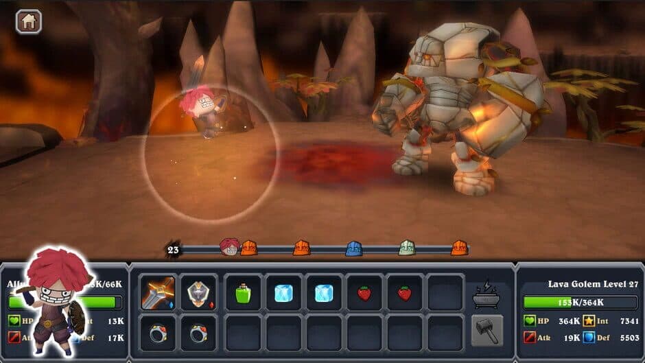 Скриншот 5 из Clumsy Knights : Threats of Dragon
