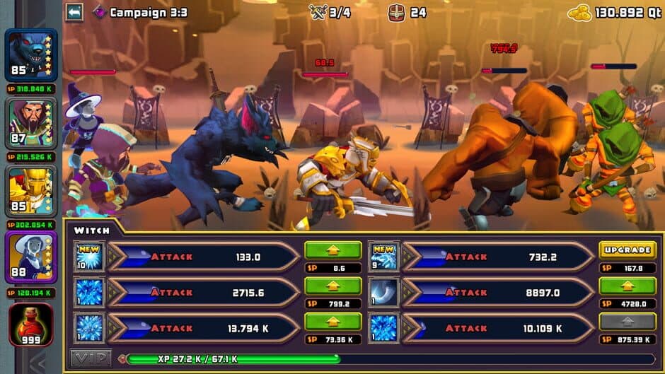 Скриншот 2 из Heroes of Havoc: Idle Adventures