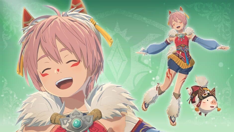 Скриншот 1 из Monster Hunter Stories 3: Twisted Reflection - Layered Armor for Thea: Canyne Ward