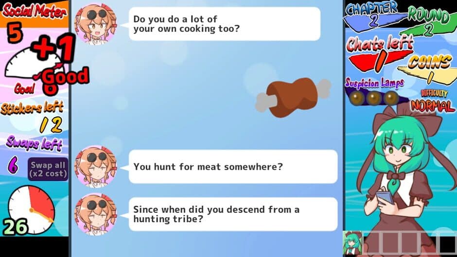 Скриншот 4 из Hina-chan's Sticker Survival