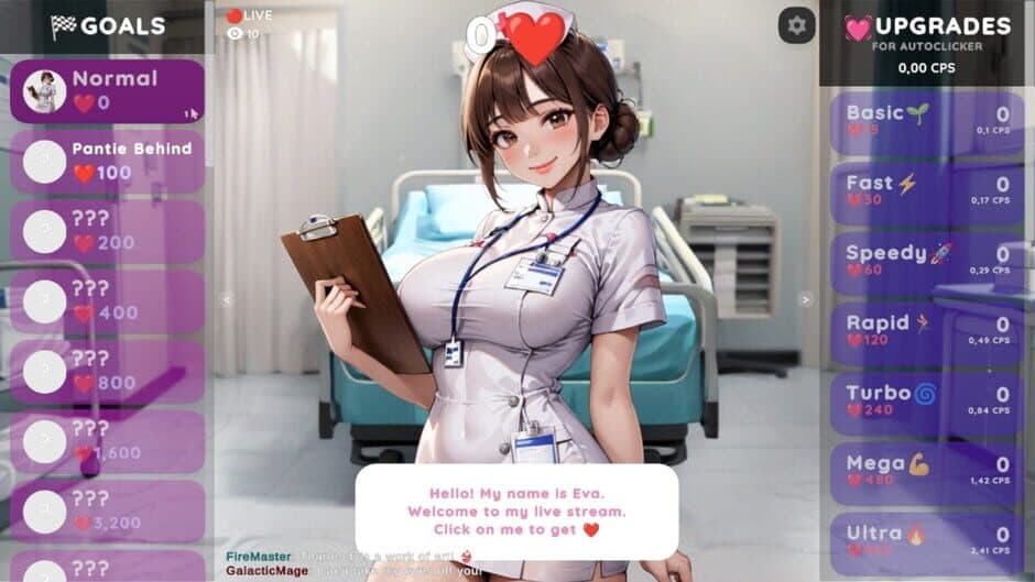 Скриншот 1 из Hentai Clicker: Eva Is Streaming