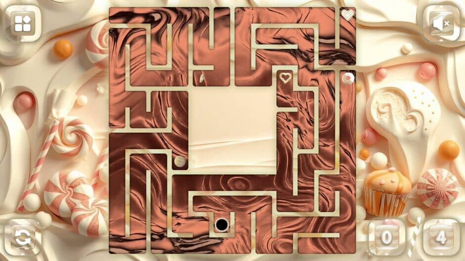 Скриншот 2 из Sweetie Candy Maze: White Chocolate