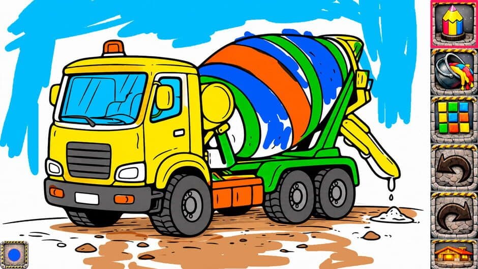 Скриншот 3 из Tiny Builders Coloring Book for Kids