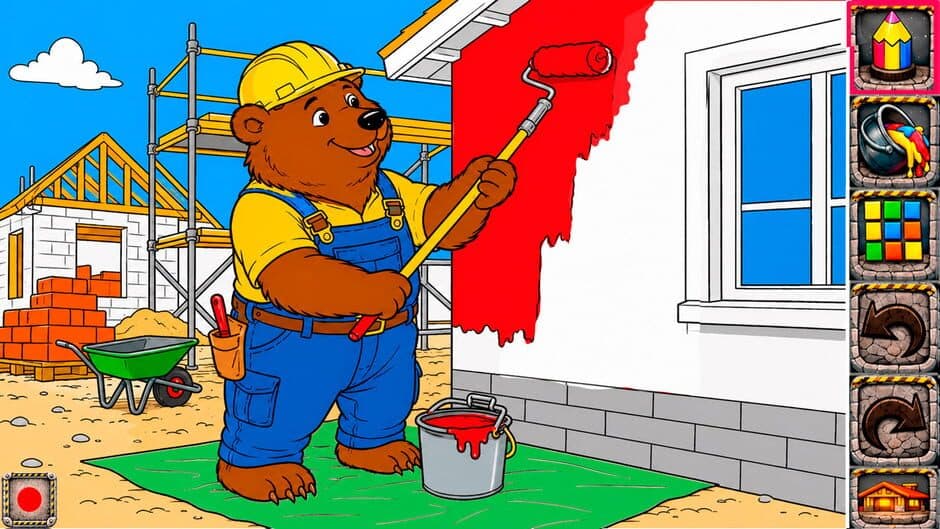 Скриншот 5 из Tiny Builders Coloring Book for Kids