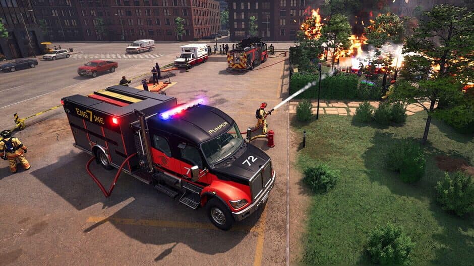 Скриншот 6 из Firefighting Simulator: Ignite - Kenworth Fire Truck Pack