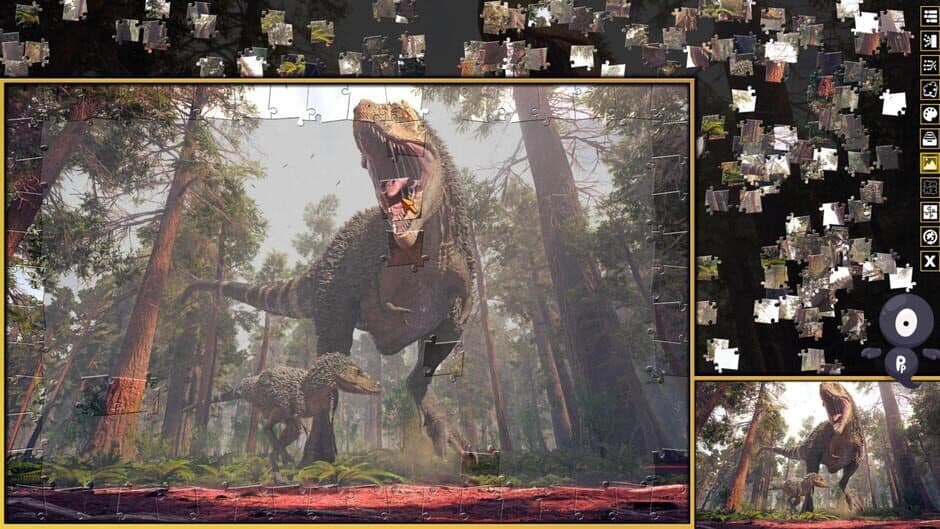 Скриншот 2 из Pixel Puzzles Dinosaurs Jigsaws