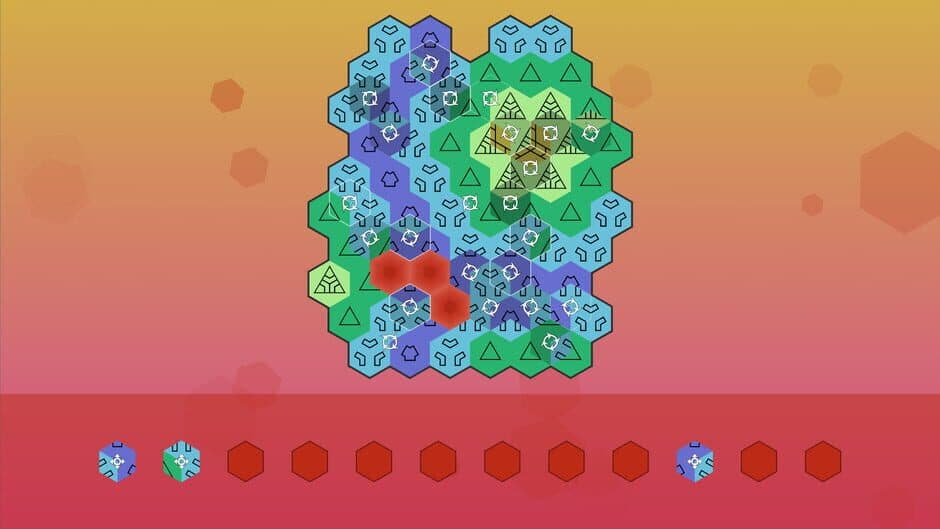 Скриншот 4 из Aurora Hex: Pattern Puzzles