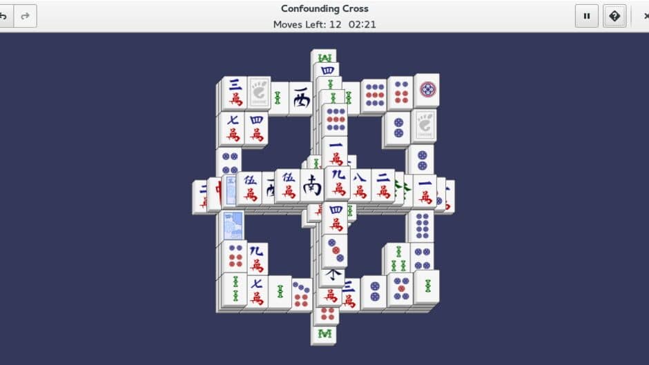 Скриншот 1 из Gnome Mahjongg