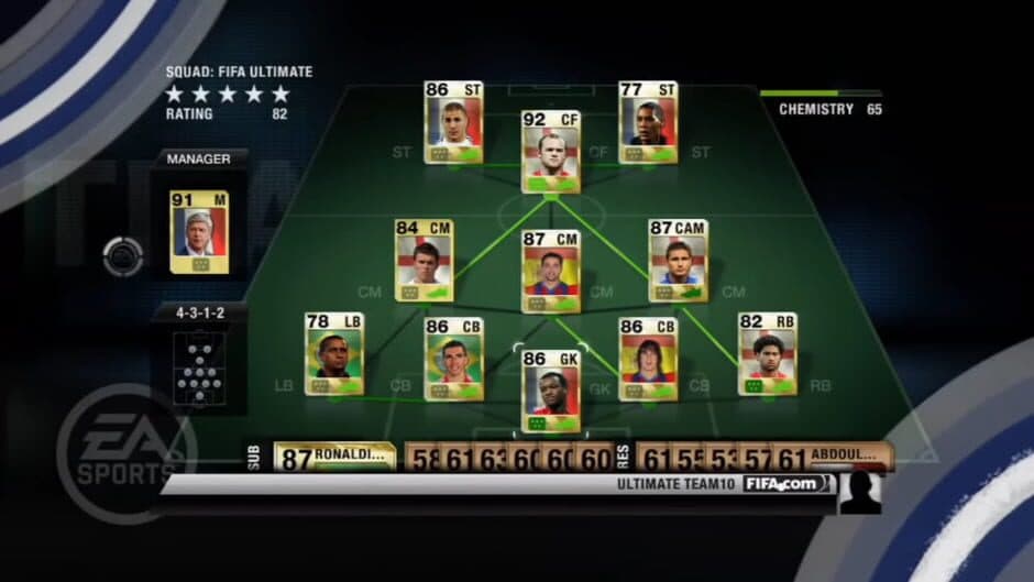 Скриншот 3 из FIFA 10: Ultimate Team