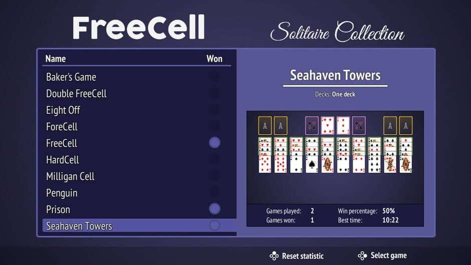 Скриншот 1 из FreeCell Solitaire Collection