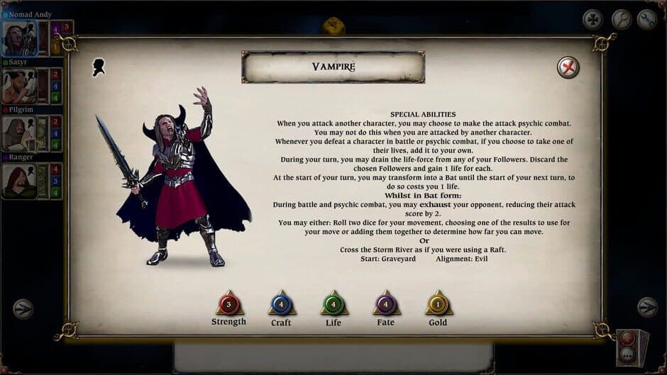 Скриншот 2 из Talisman: Digital Edition - Vampire