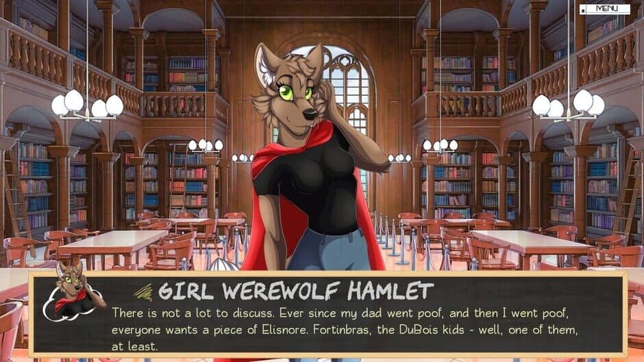 Скриншот 3 из Furry Shakespeare: To Date or Not to Date Spooky Cat Girls?