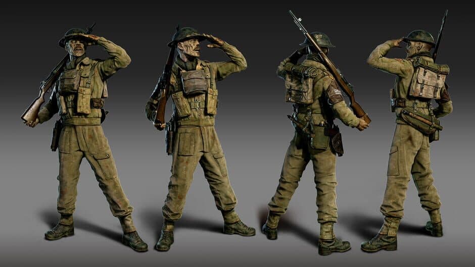 Скриншот 2 из Zombie Army 4: Dead War - Paratrooper Zombie Character