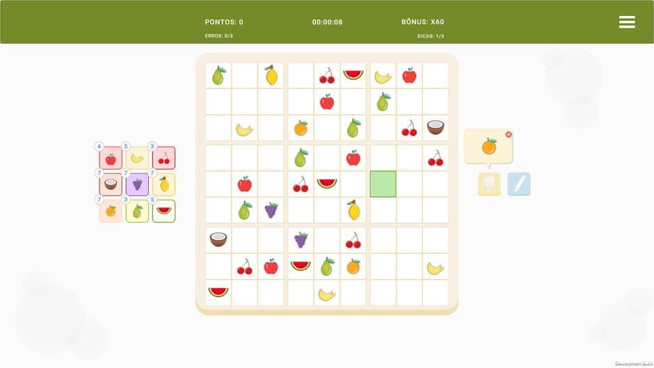 Скриншот 3 из Fruit Sudoku