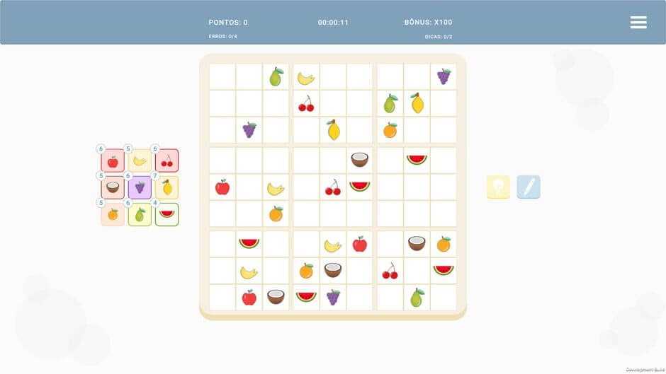 Скриншот 4 из Fruit Sudoku