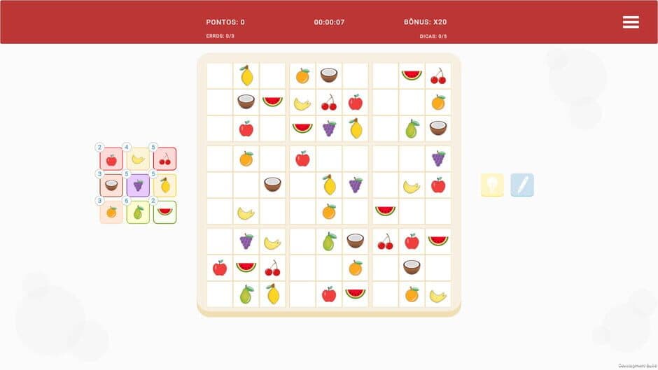Скриншот 2 из Fruit Sudoku