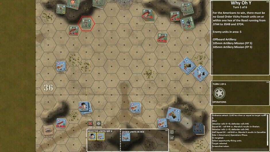 Скриншот 5 из Lock 'n Load Tactical Digital: Heroes of North Africa - Battle Pack 1