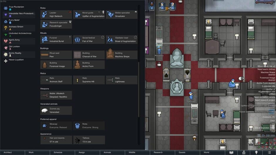 Скриншот 8 из RimWorld: Ideology