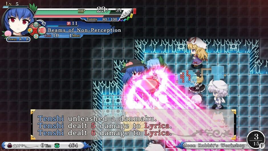 Скриншот 4 из Touhou Genso Wanderer Reloaded: Tenshi Hinanawi