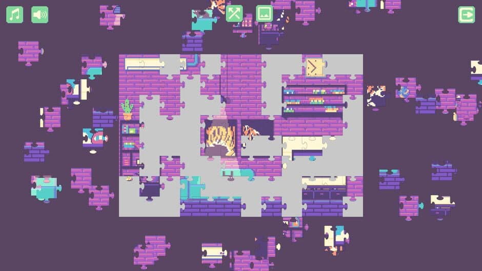 Скриншот 3 из Newton's Life at Home: Pixel Art Jigsaw Puzzle
