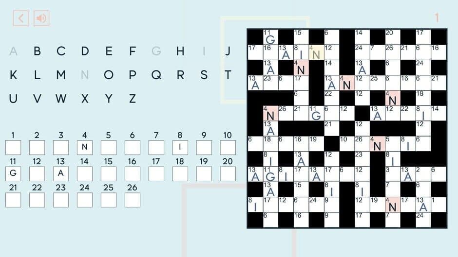 Скриншот 1 из Simply Puzzles: Codewords