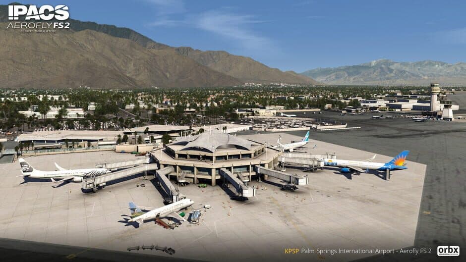 Скриншот 12 из Aerofly FS 2 Flight Simulator: Orbx - Palm Springs International Airport