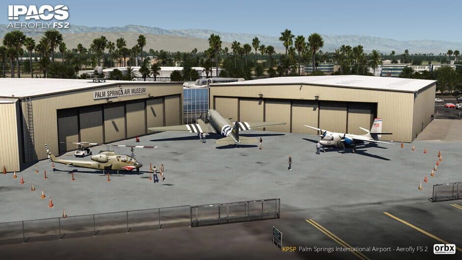 Скриншот 5 из Aerofly FS 2 Flight Simulator: Orbx - Palm Springs International Airport