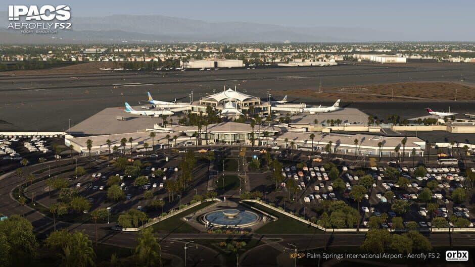 Скриншот 4 из Aerofly FS 2 Flight Simulator: Orbx - Palm Springs International Airport