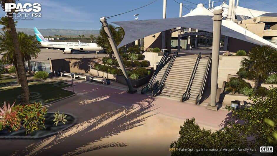 Скриншот 3 из Aerofly FS 2 Flight Simulator: Orbx - Palm Springs International Airport