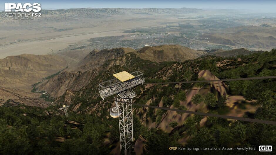 Скриншот 2 из Aerofly FS 2 Flight Simulator: Orbx - Palm Springs International Airport
