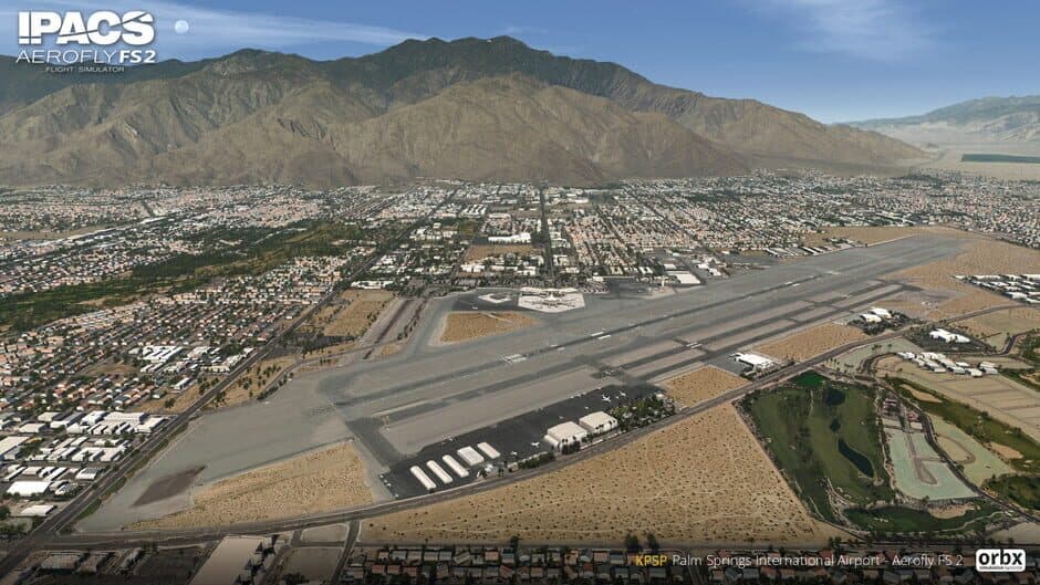 Скриншот 1 из Aerofly FS 2 Flight Simulator: Orbx - Palm Springs International Airport